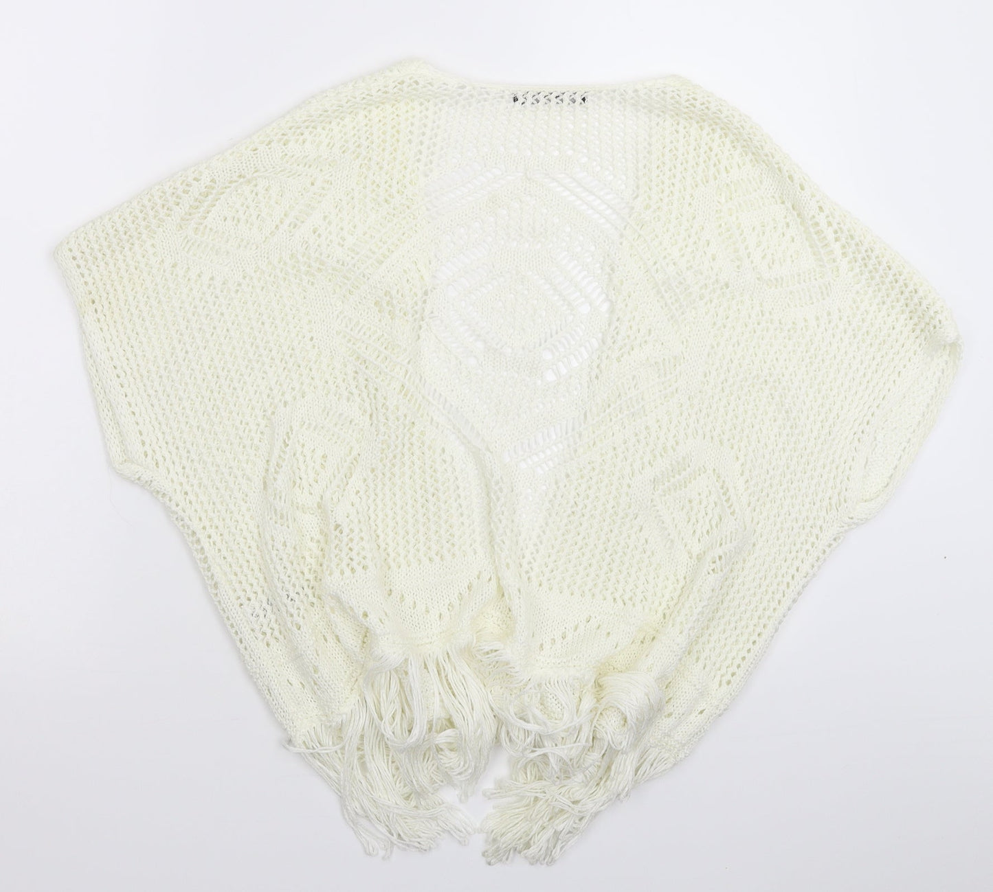 George Womens White  Knit Vest Jumper Size 16