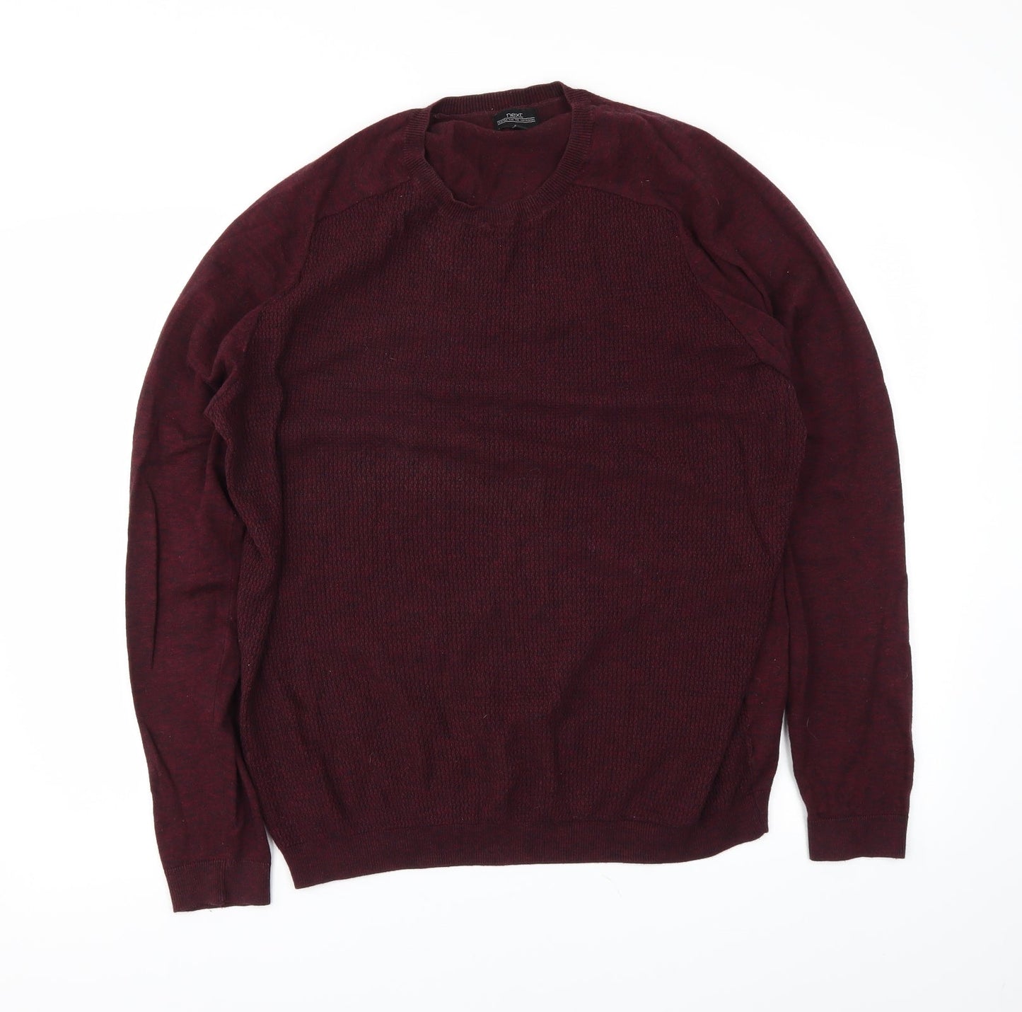 NEXT Mens Red   Pullover Jumper Size M