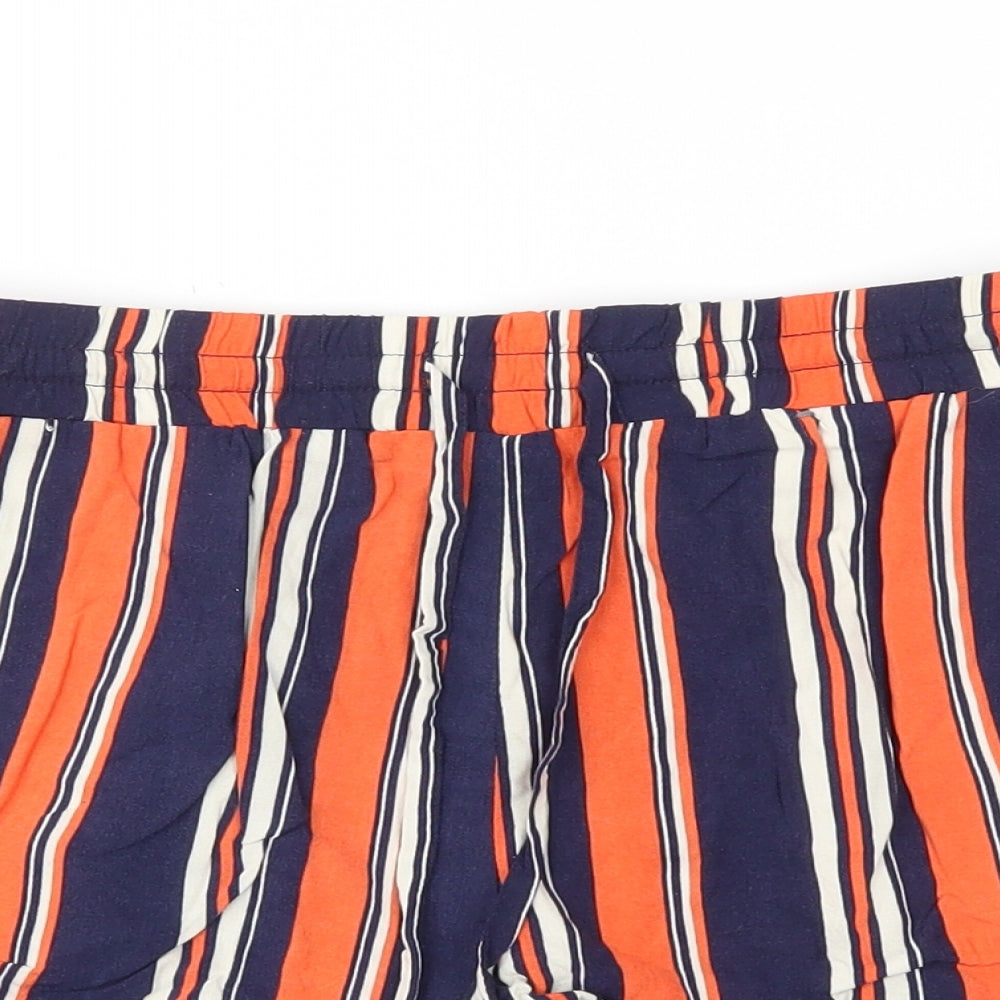 Atmosphere Womens Blue Striped  Culotte Shorts Size 8