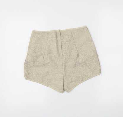 MNG Womens Beige   Hot Pants Shorts Size S