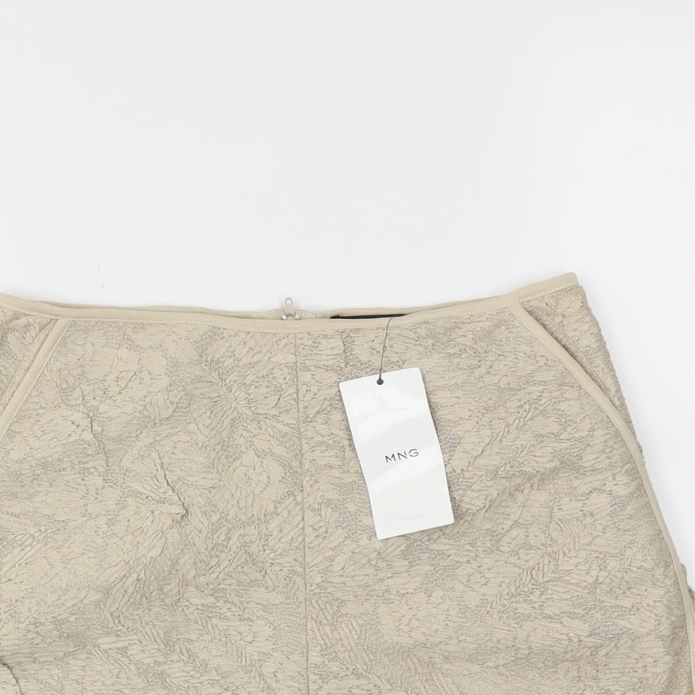 MNG Womens Beige   Hot Pants Shorts Size S