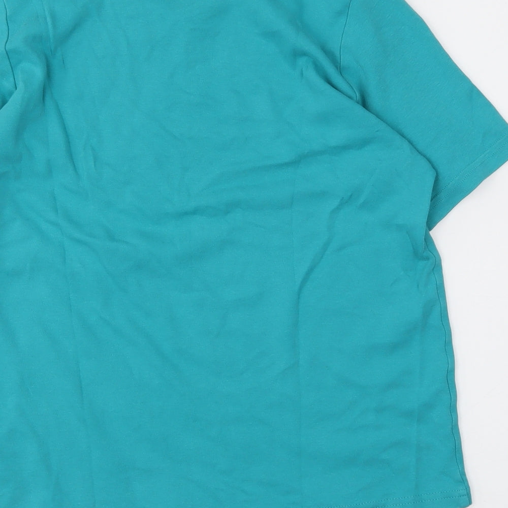 Honor Womens Green   Basic T-Shirt Size 14