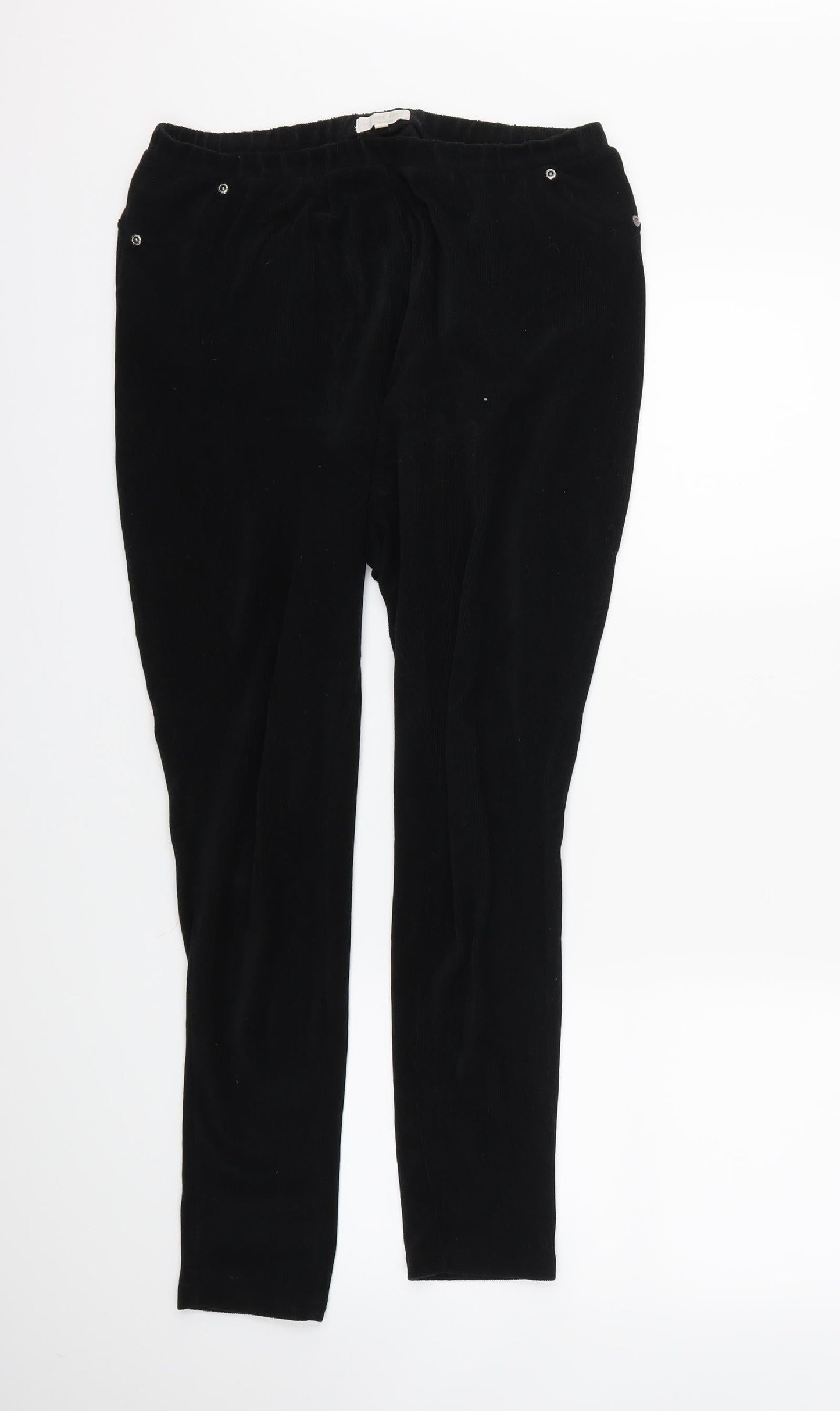 with love Womens Black   Jegging Trousers Size M L25 in
