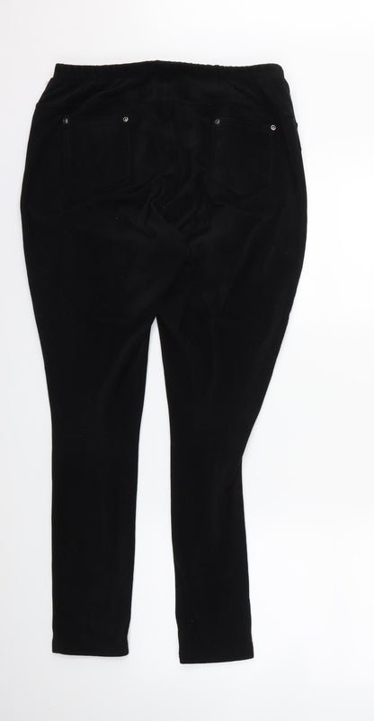 with love Womens Black   Jegging Trousers Size M L25 in