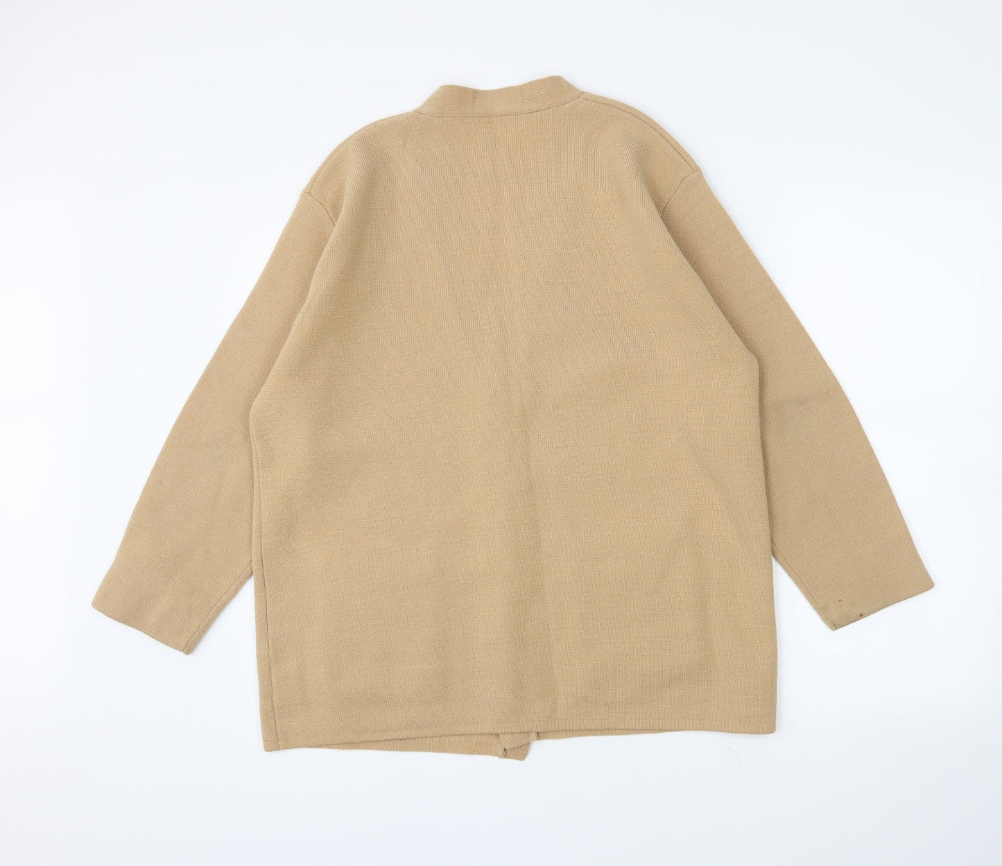 Preworn Womens Beige   Cardigan Jumper Size 16