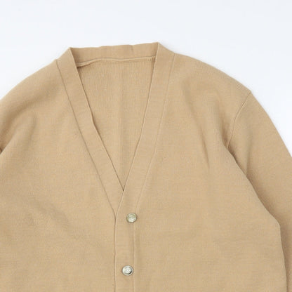 Preworn Womens Beige   Cardigan Jumper Size 16