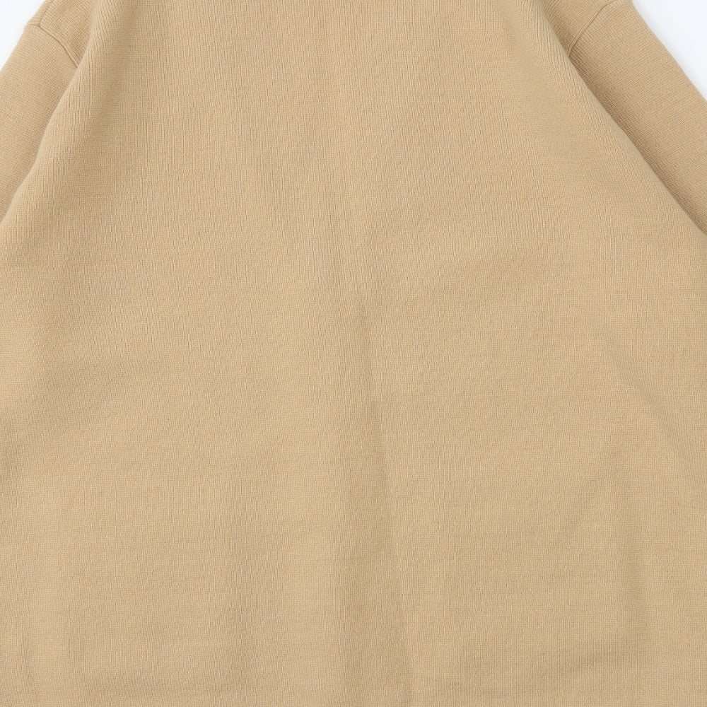 Preworn Womens Beige   Cardigan Jumper Size 16