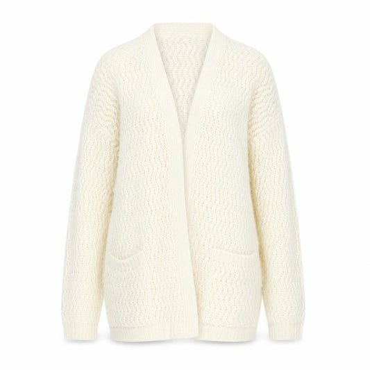 Love knitwear Womens Ivory   Wrap Jumper Size 14