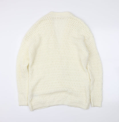 Love knitwear Womens Ivory   Wrap Jumper Size 14