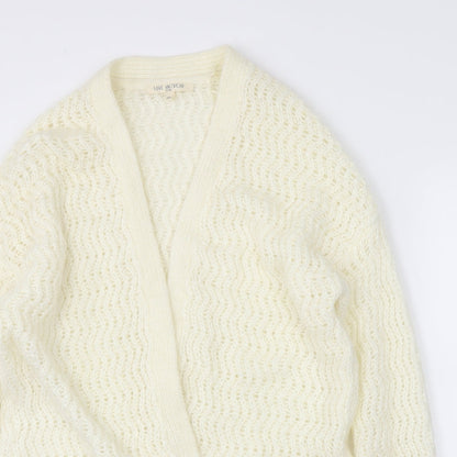 Love knitwear Womens Ivory   Wrap Jumper Size 14