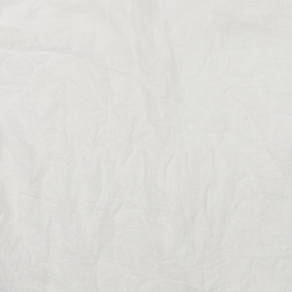 Womens UK Size XL Preworn White Basic Button-Up