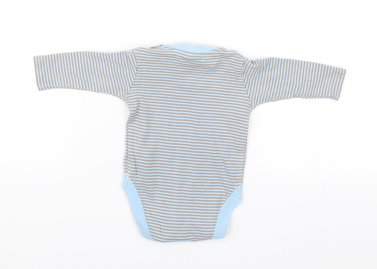 NEXT Baby Blue Striped  Romper One-Piece Size 0-3 Months