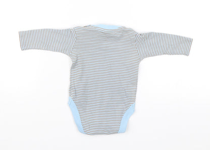NEXT Baby Blue Striped  Romper One-Piece Size 0-3 Months
