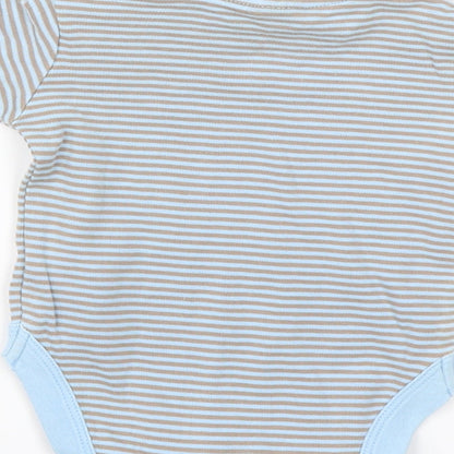 NEXT Baby Blue Striped  Romper One-Piece Size 0-3 Months