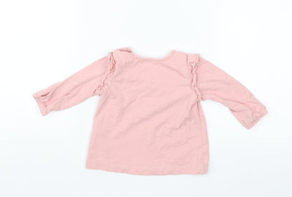 Matalan Baby Pink   Basic Blouse Size 3-6 Months  - I love cuddles