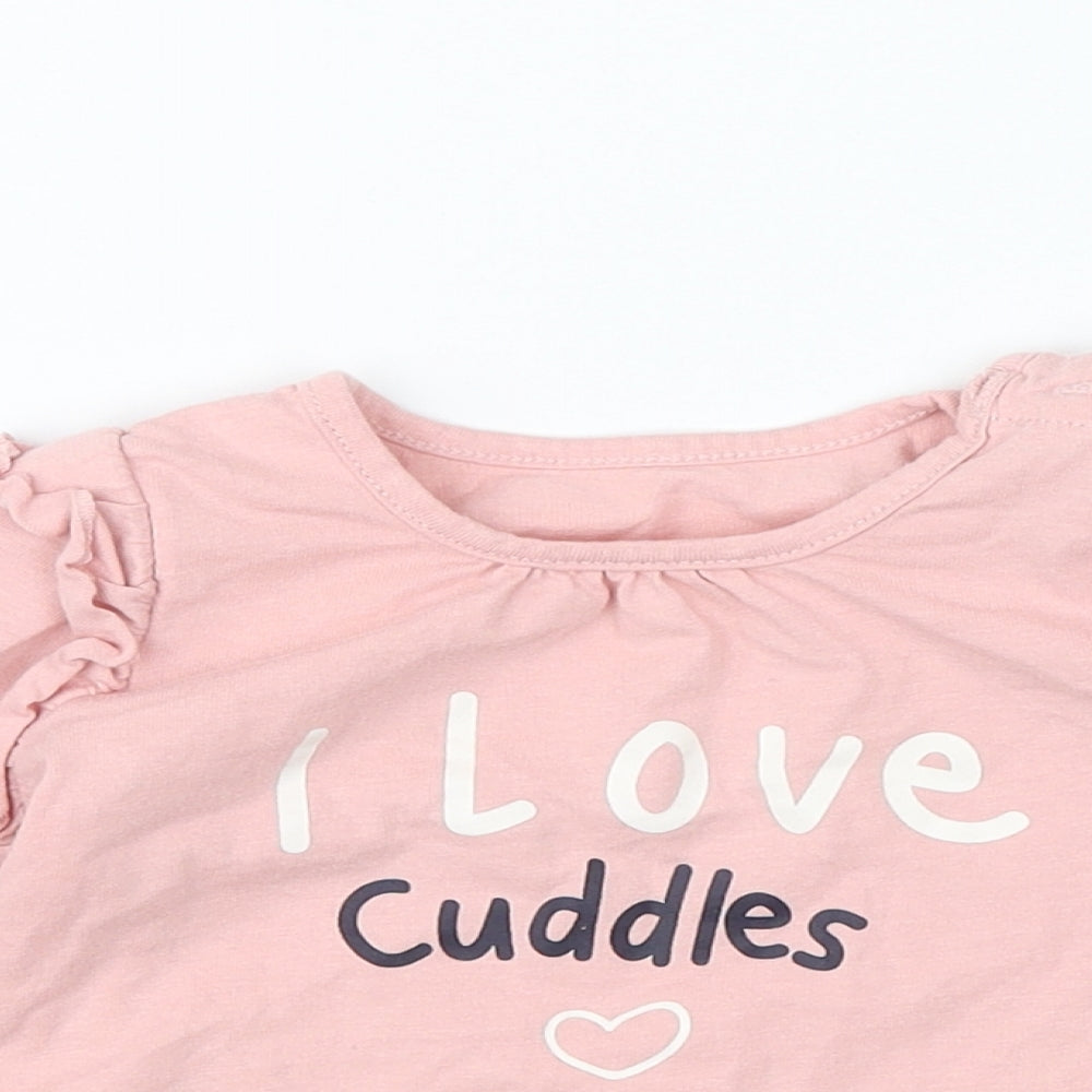 Matalan Baby Pink   Basic Blouse Size 3-6 Months  - I love cuddles