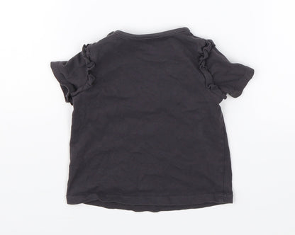 Back view of F&F Baby Blue Basic T-Shirt, size 6-9, Months - Loved