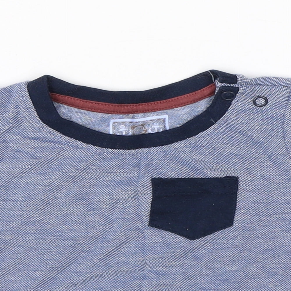 Early Days Baby Blue   Basic T-Shirt Size 9-12 Months