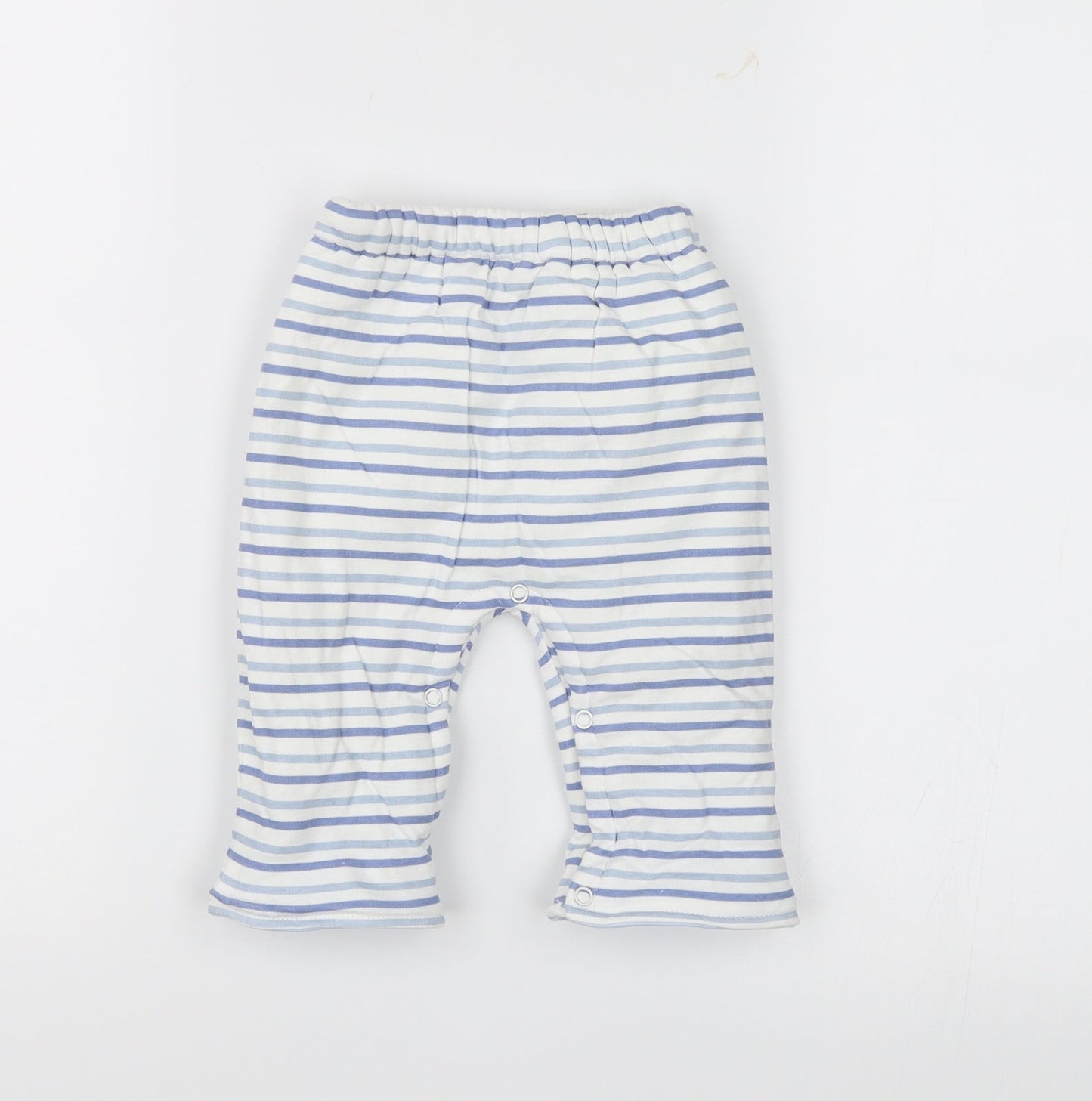Stomp Baby White Striped  Sweatpants Trousers Size 3-6 Months