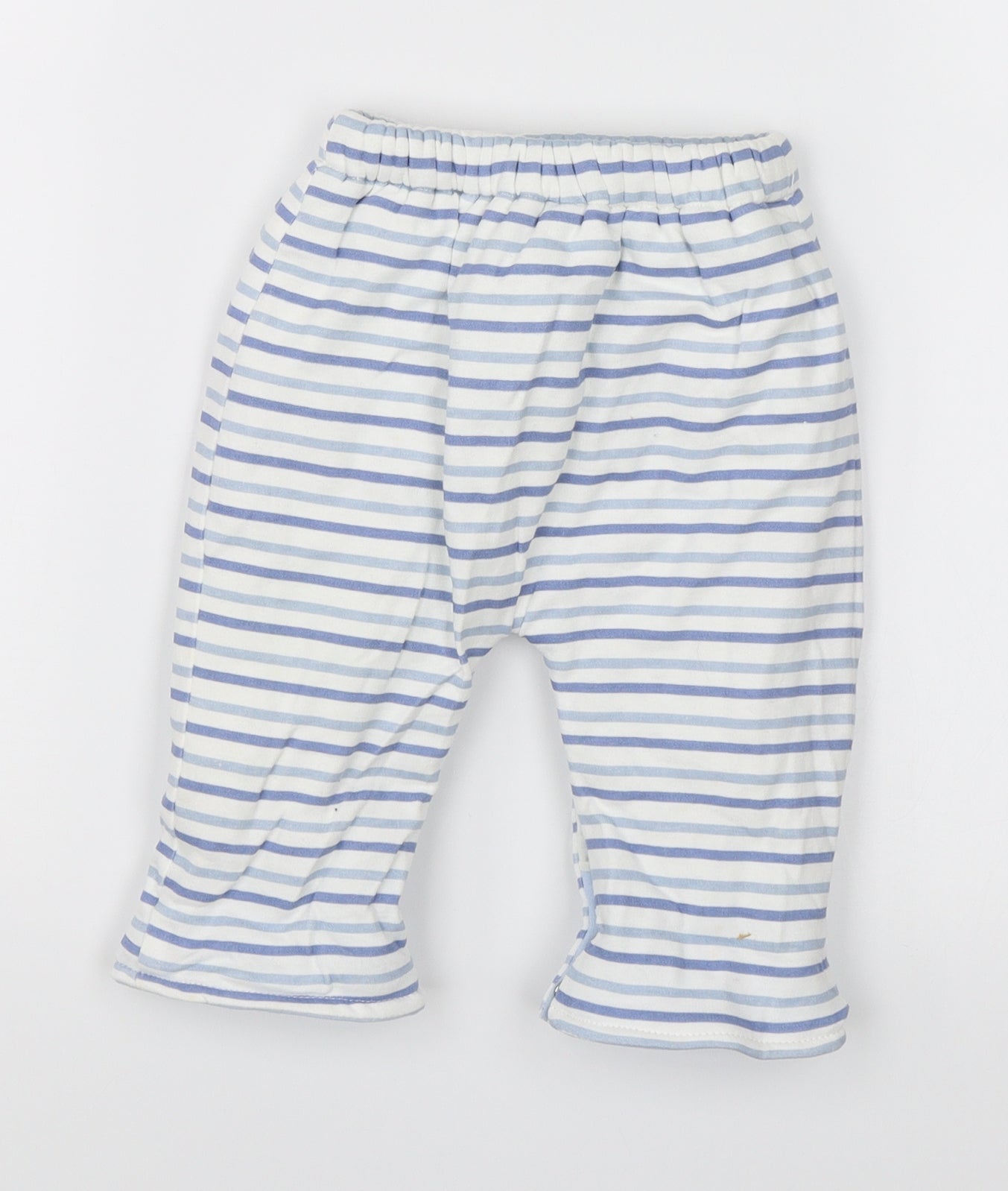 Stomp Baby White Striped  Sweatpants Trousers Size 3-6 Months