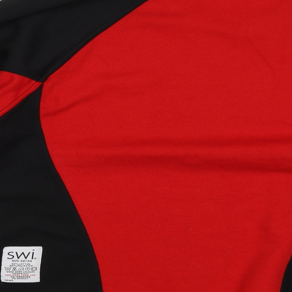 SWI Mens Red    Polo Size 34