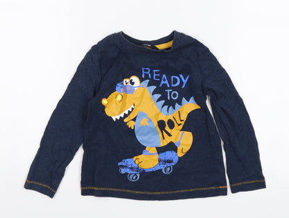 George Baby Blue   Jersey T-Shirt Size 18-24 Months  - Ready to roll