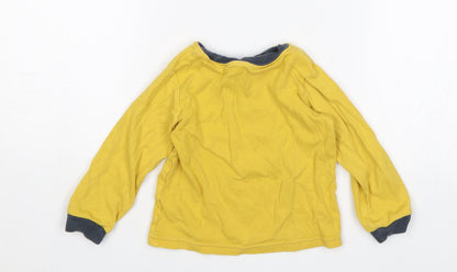 George Baby Yellow   Jersey T-Shirt Size 18-24 Months  - Batman Mummy's super hero