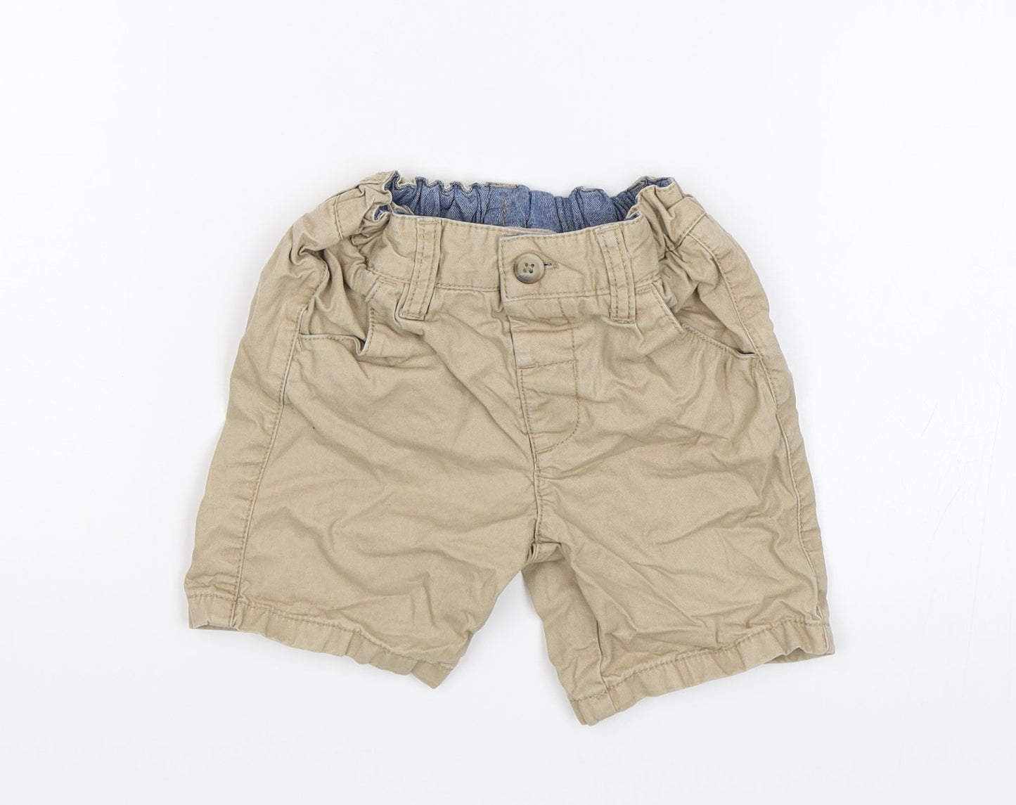 Matalan Baby Beige   Capri Trousers Size 18-24 Months