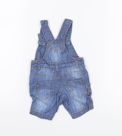 Baby Boutique Baby Blue   Dungaree One-Piece Size 0-3 Months
