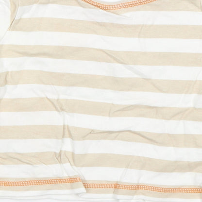 Brand and care label for Next Baby Orange Basic T-Shirt, size 3-6, Months - Giraffe