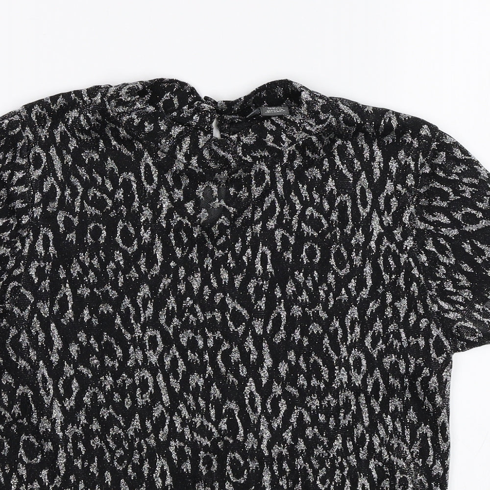 PrimRK Girls Black   Basic Blouse Size 12-13 Years