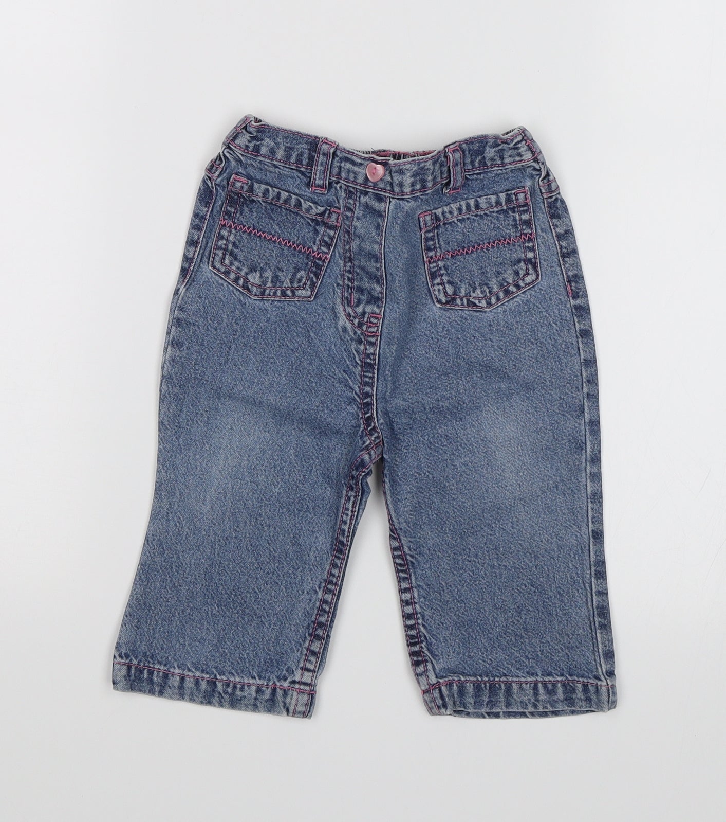 George Baby Blue   Capri Trousers Size 9-12 Months