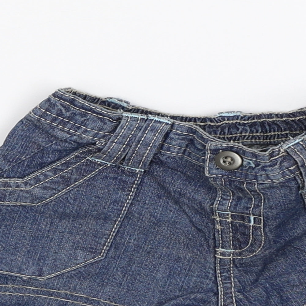 Matalan Baby Blue   Cargo Jeans Size 0-3 Months