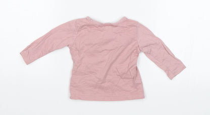 NEXT Baby Pink   Jersey T-Shirt Size 3-6 Months  - Star
