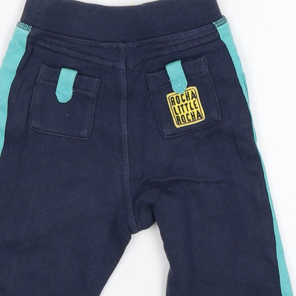 Rocha Little Rocha Baby Blue   Sweatpants Trousers Size 3-6 Months