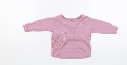 NEXT Baby Purple   Jersey T-Shirt Size 3-6 Months
