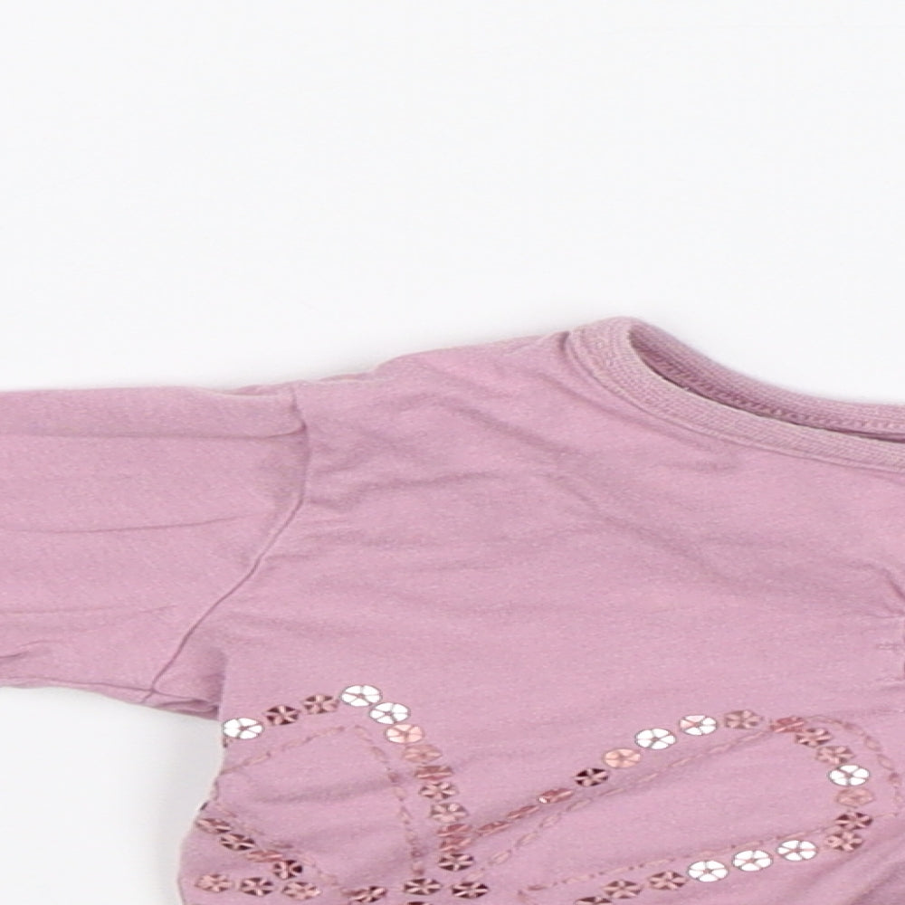 NEXT Baby Purple   Jersey T-Shirt Size 3-6 Months