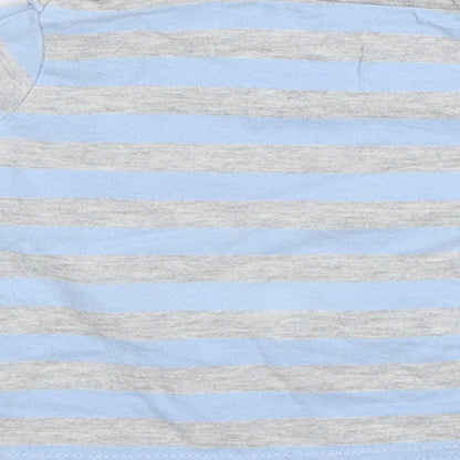 Tiny Ted Baby Blue Striped  Jersey T-Shirt Size 3-6 Months  - Champ