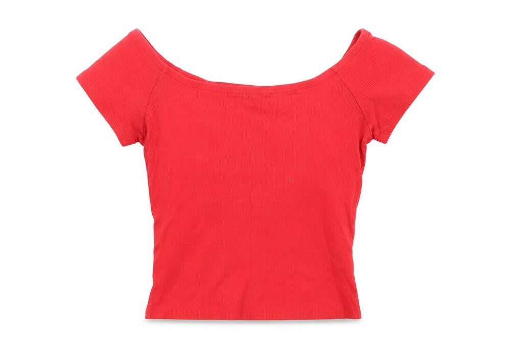 Womens UK Size 10 Select Red Basic T-Shirt