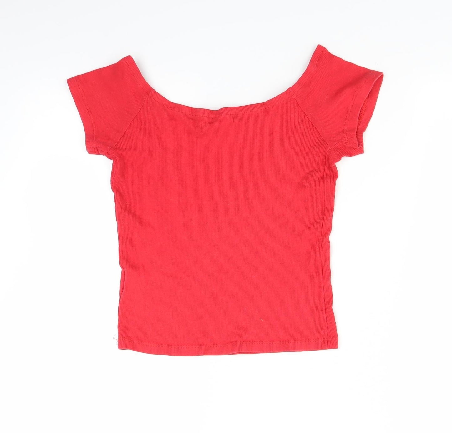 Womens UK Size 10 Select Red Basic T-Shirt