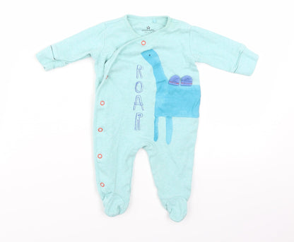 NEXT Baby Green   Babygrow One-Piece Size 0-3 Months  - DINOSAUR