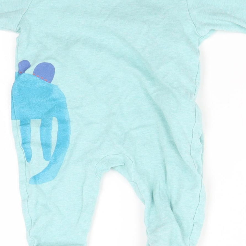 NEXT Baby Green   Babygrow One-Piece Size 0-3 Months  - DINOSAUR