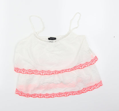 Atmosphere Womens White   Basic T-Shirt Size 8