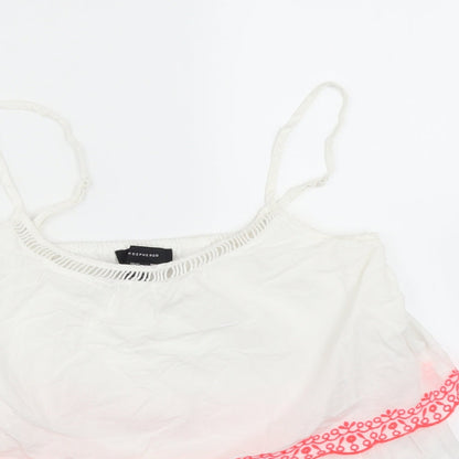 Atmosphere Womens White   Basic T-Shirt Size 8