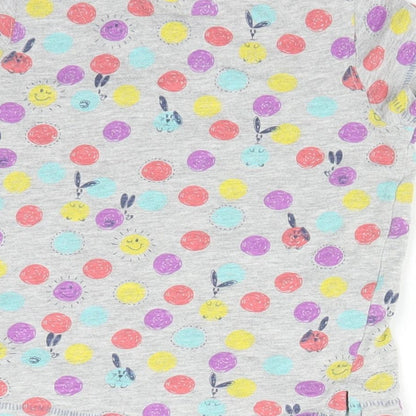 NEXT Baby Grey Polka Dot  Basic T-Shirt Size 18-24 Months