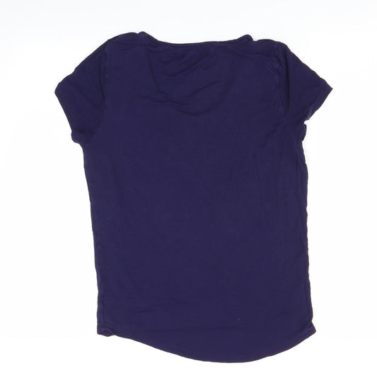 George Womens Purple   Basic T-Shirt Size 6