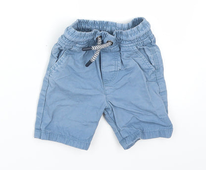 F&F Baby Blue   Cropped Trousers Size 12-18 Months