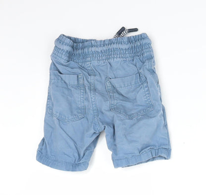 F&F Baby Blue   Cropped Trousers Size 12-18 Months