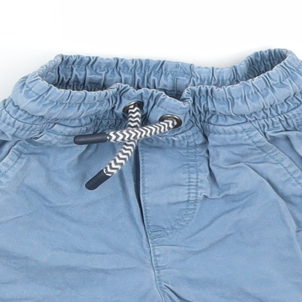F&F Baby Blue   Cropped Trousers Size 12-18 Months
