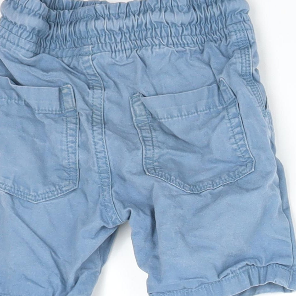 F&F Baby Blue   Cropped Trousers Size 12-18 Months